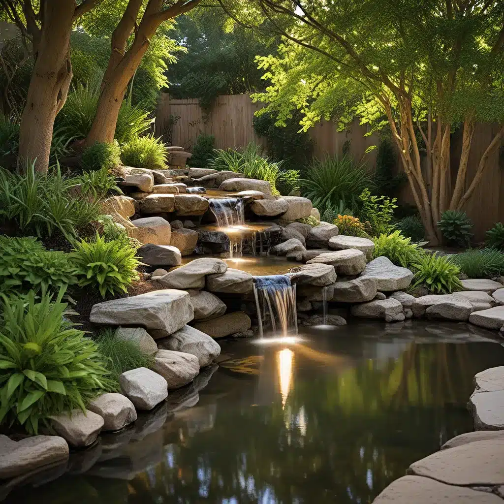 Enchanting Illumination: Elevating the Allure of Backyard Water Features