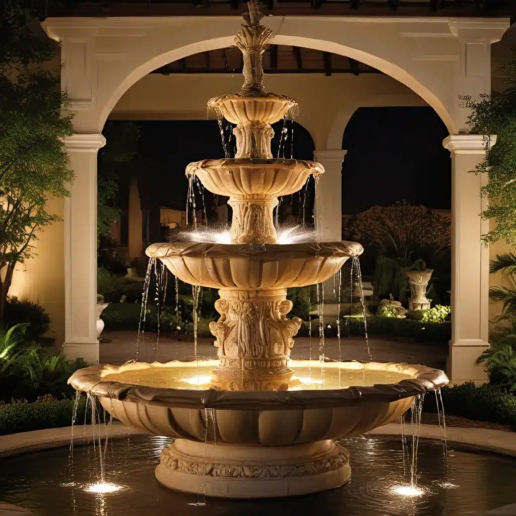 Fountain Lighting Artistry: Blending Contemporary and Classical Designs ...