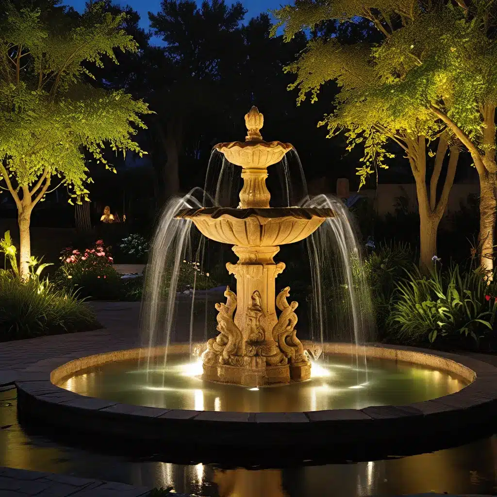 Luminous Landscapes: Fountain Lighting Concepts for Enchanting Environments